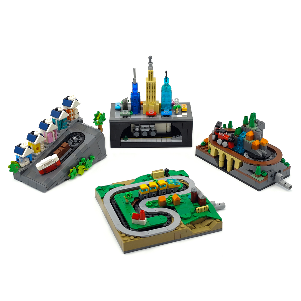 Model Kit Runner - MOC Track Train Set DIY Assembly