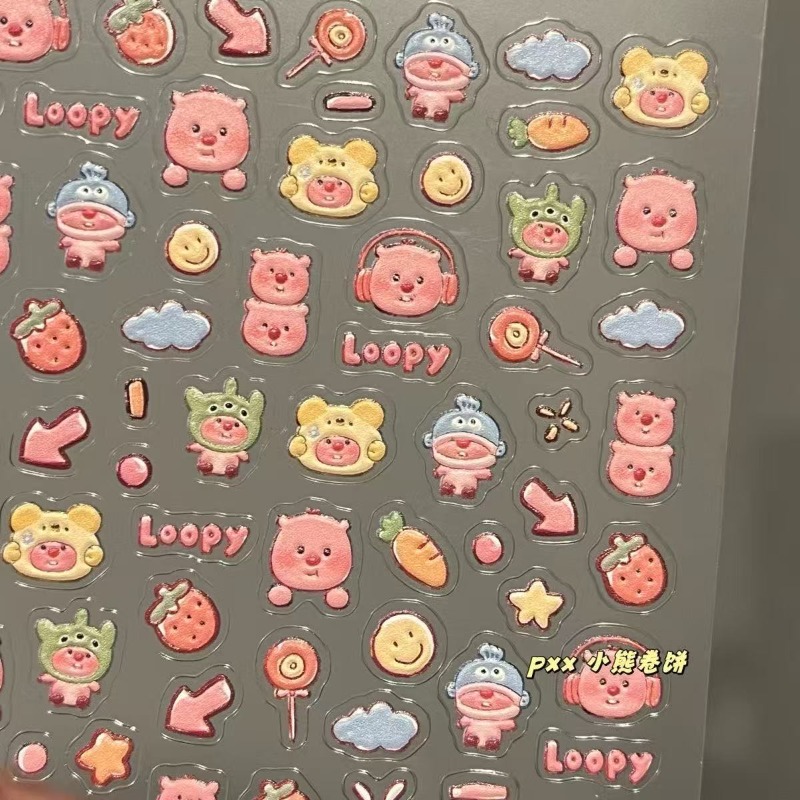 Loopy 3D embossed sticker, tra - Model Kit Accessories review and price