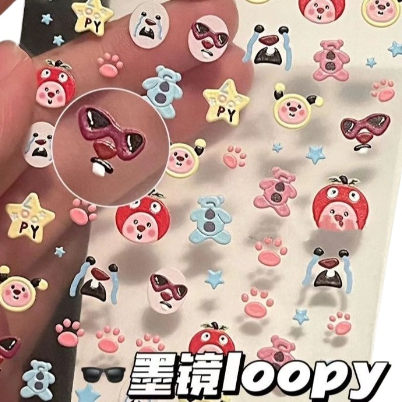 Loopy 3D embossed sticker, tra - Model Kit Accessories review and price