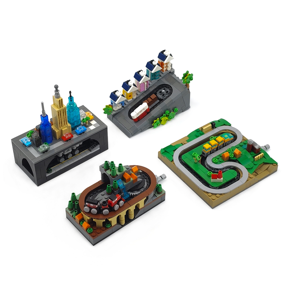 MOC Track Train Set DIY Assemb - Model Kit Runner review and price