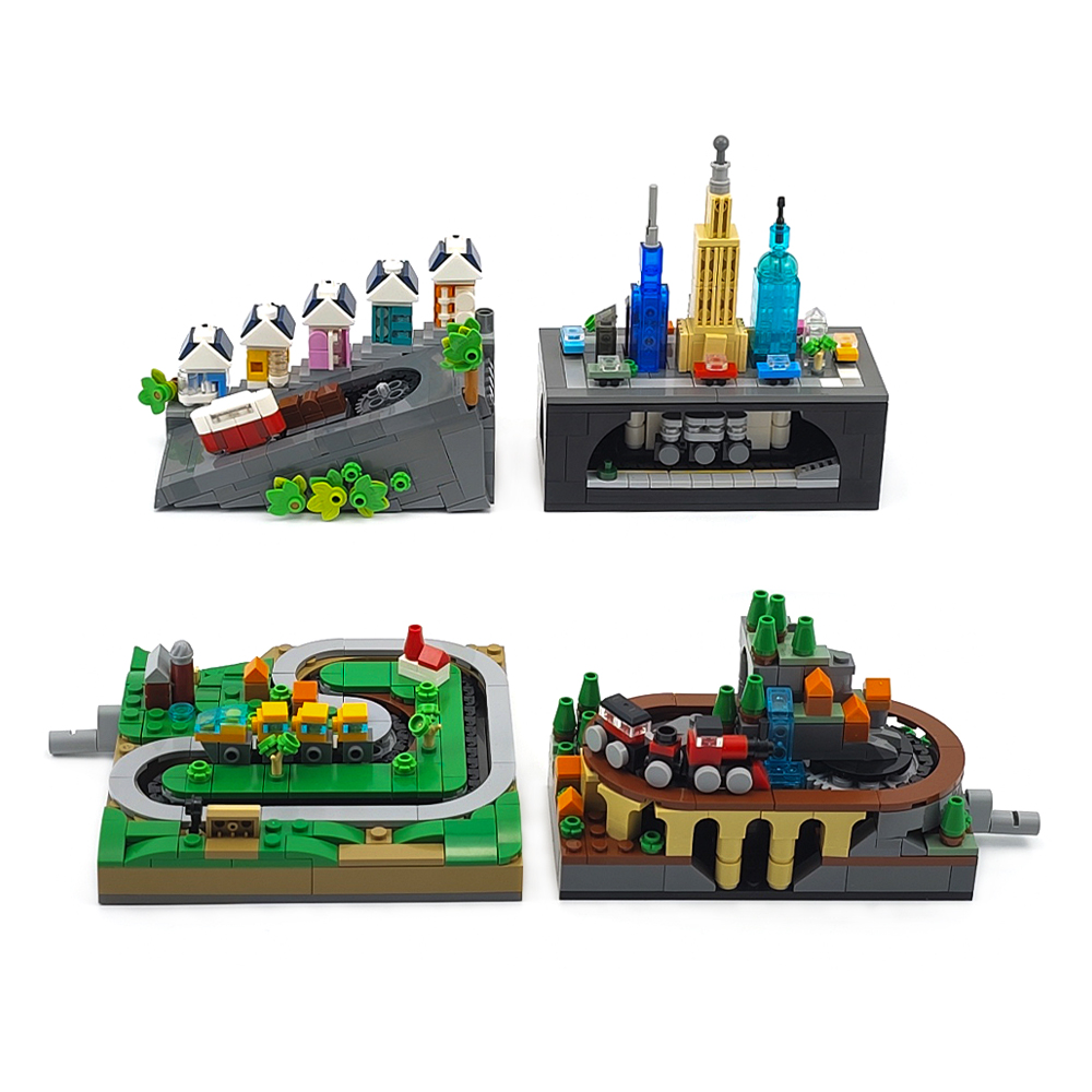 MOC Track Train Set DIY Assemb - Model Kit Runner review and price