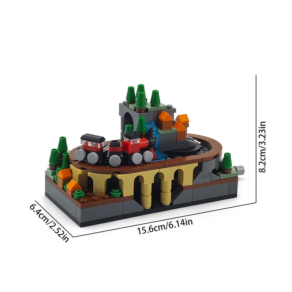 MOC Track Train Set DIY Assemb - Model Kit Runner review and price
