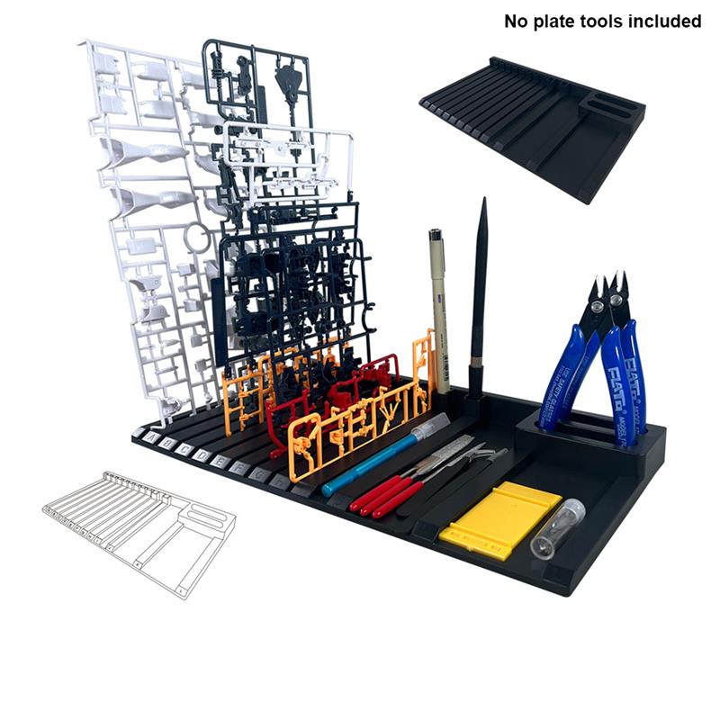 Pieces Shelve Tool Holder Plac - Model Kit Runner Organizer review and price