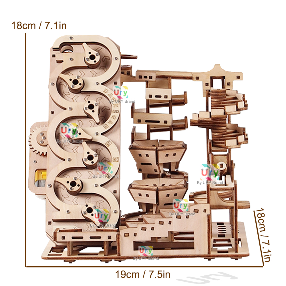 Ury 3D Wooden Puzzle Electric  - Model Kit Runner review and price